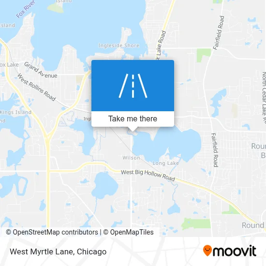 West Myrtle Lane map