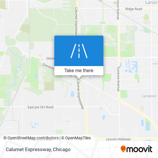 Calumet Expressway map