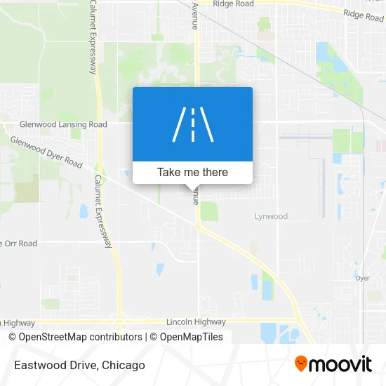Eastwood Drive map