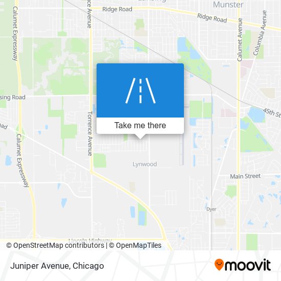 Mapa de Juniper Avenue