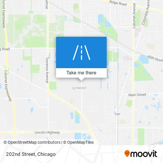 202nd Street map