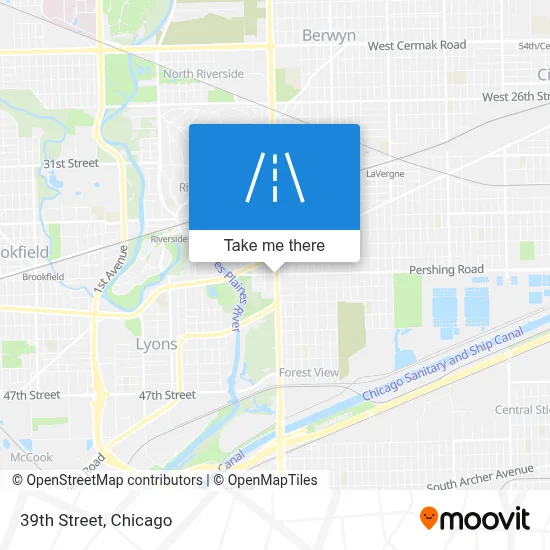 39th Street map