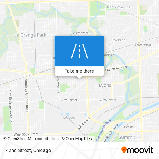 42nd Street map