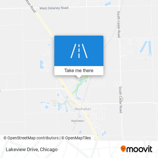 Lakeview Drive map