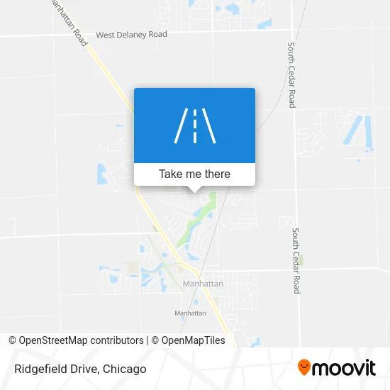 Ridgefield Drive map