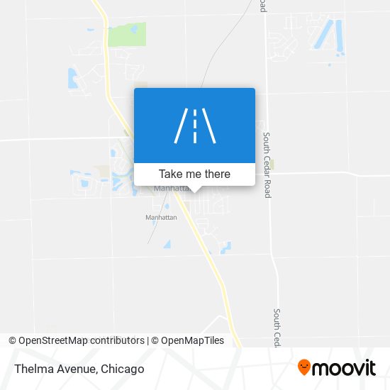 Thelma Avenue map