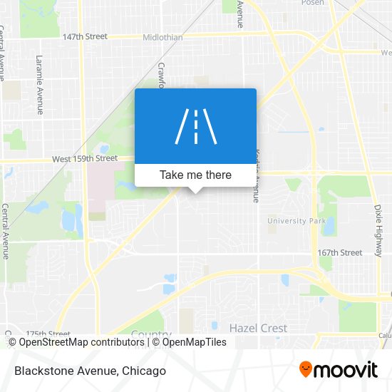 Blackstone Avenue map