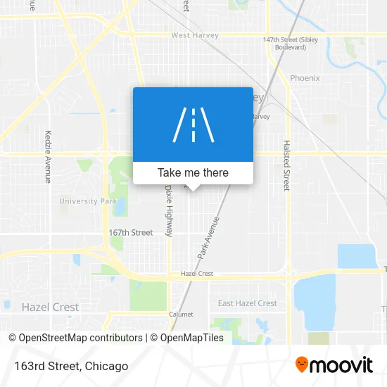 163rd Street map
