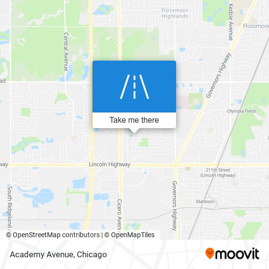 Academy Avenue map