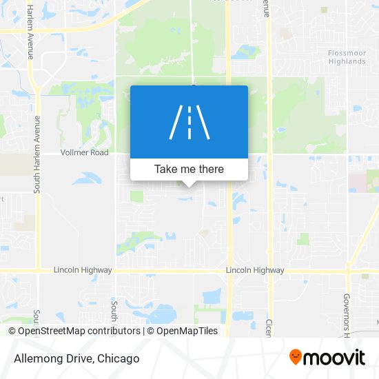 Allemong Drive map