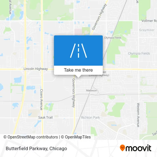 Butterfield Parkway map