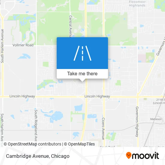 Cambridge Avenue map