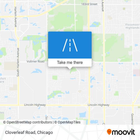 Cloverleaf Road map