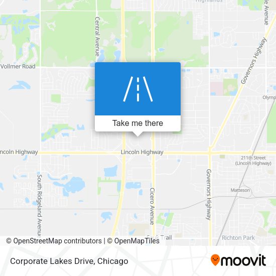 Corporate Lakes Drive map