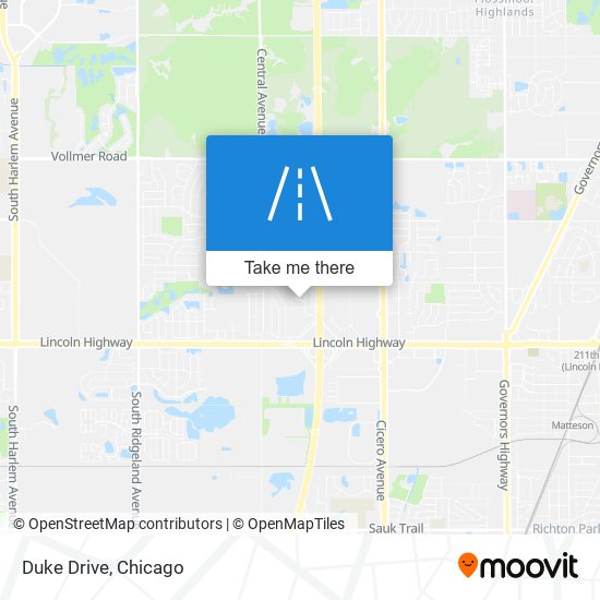Mapa de Duke Drive