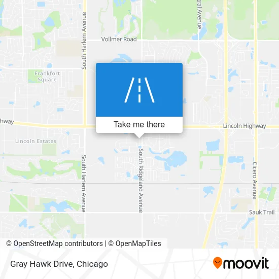 Gray Hawk Drive map