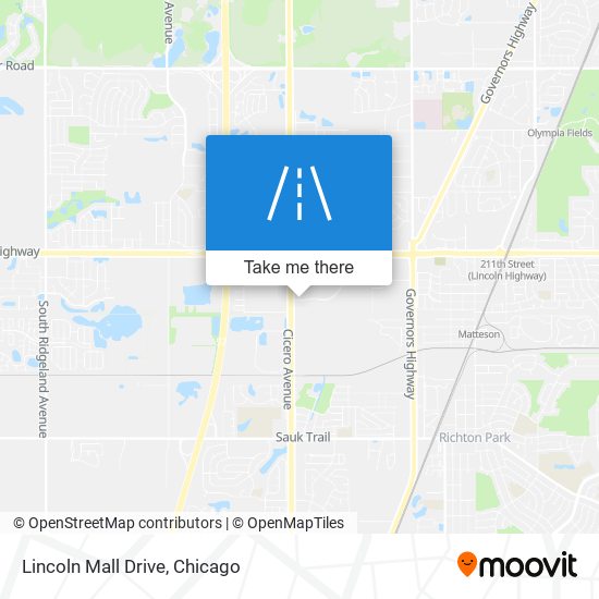 Lincoln Mall Drive map