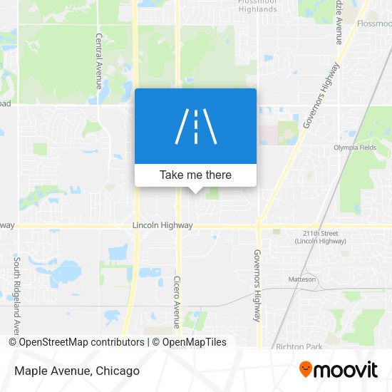 Mapa de Maple Avenue