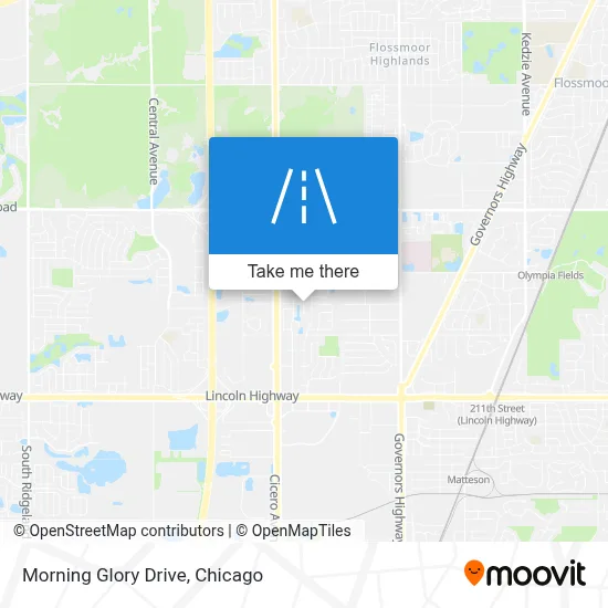 Morning Glory Drive map