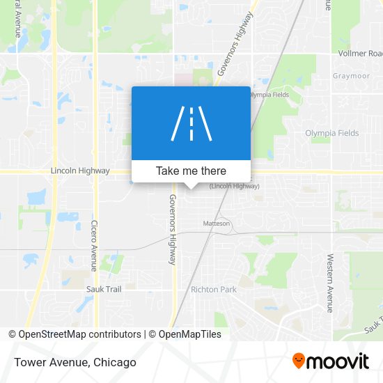 Mapa de Tower Avenue