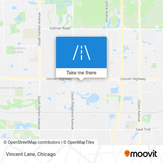 Mapa de Vincent Lane