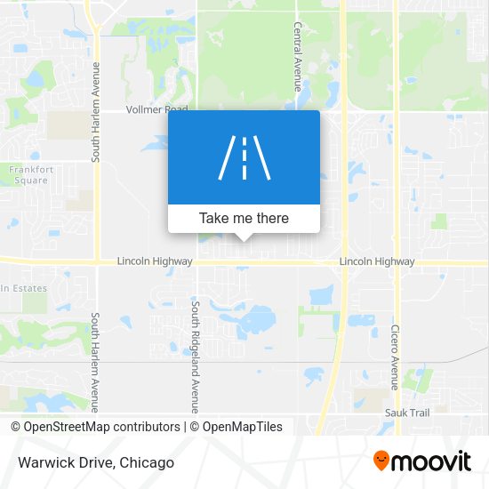 Mapa de Warwick Drive