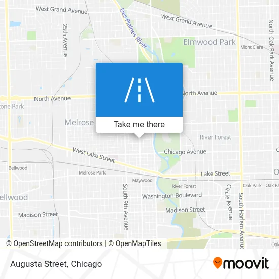 Augusta Street map