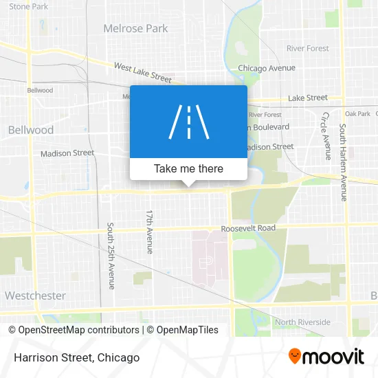 Harrison Street map