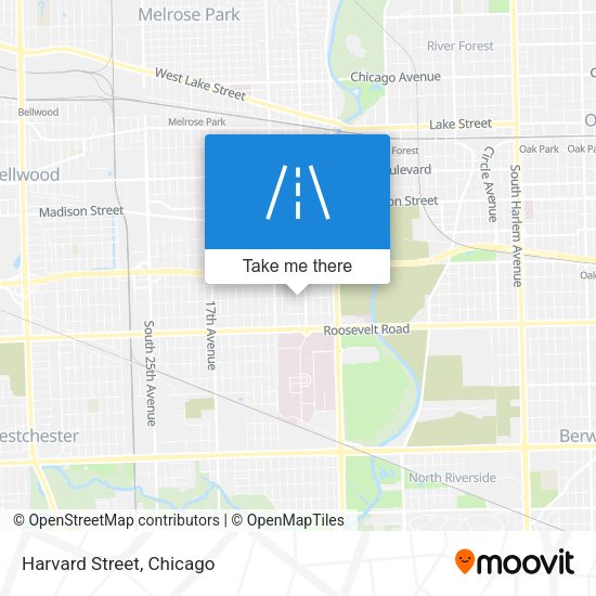 Mapa de Harvard Street