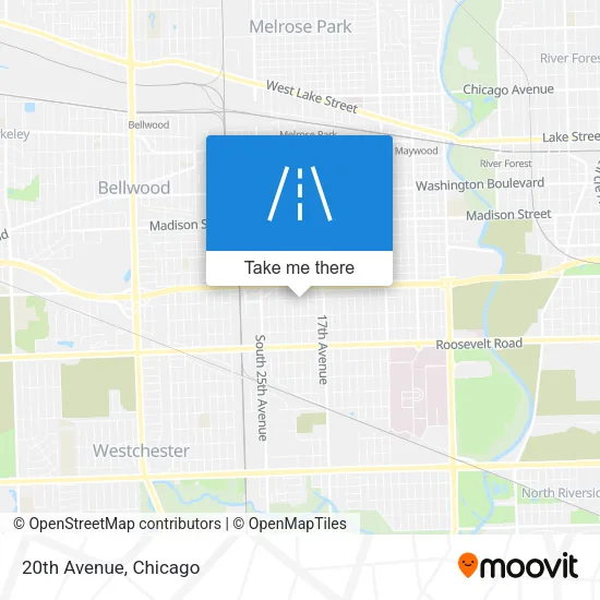 20th Avenue map