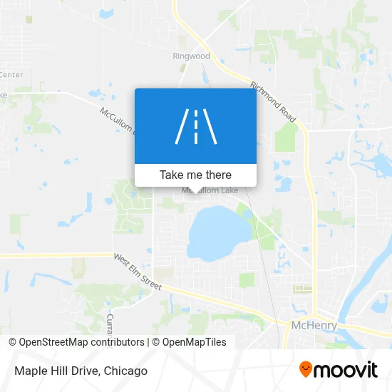 Maple Hill Drive map