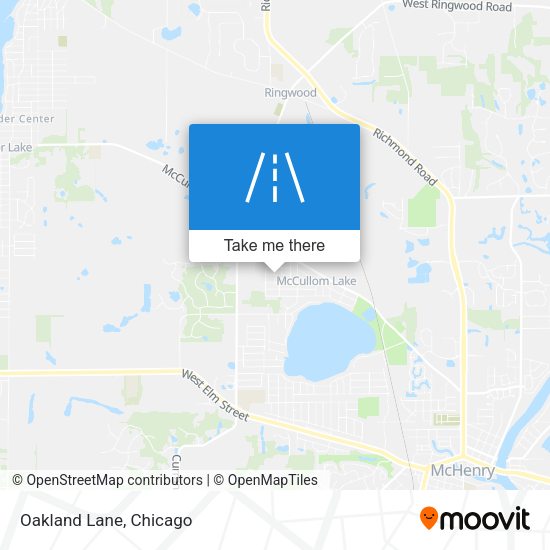 Mapa de Oakland Lane