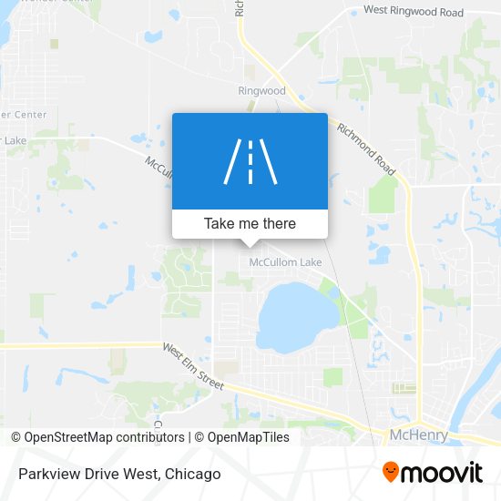 Mapa de Parkview Drive West