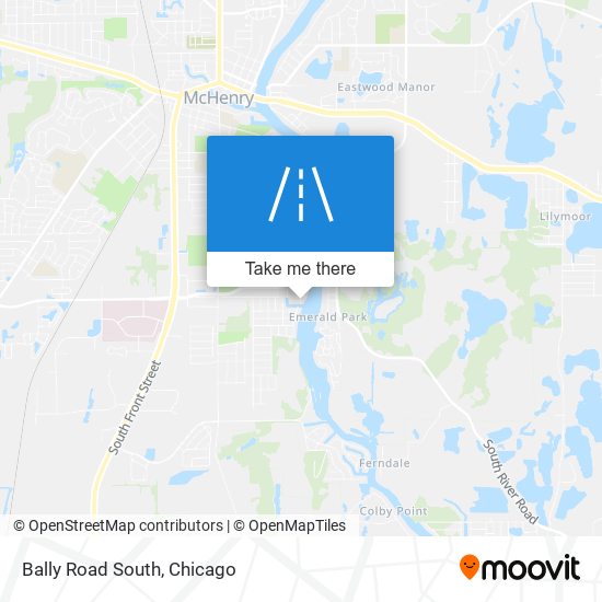 Mapa de Bally Road South