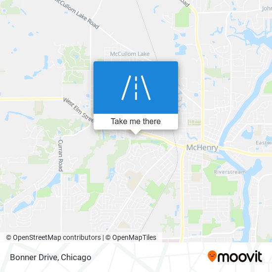 Bonner Drive map