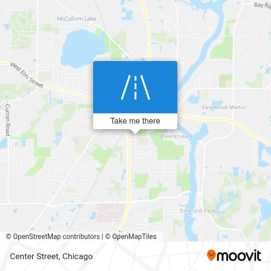 Center Street map