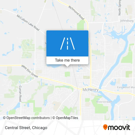 Central Street map