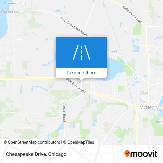 Chesapeake Drive map