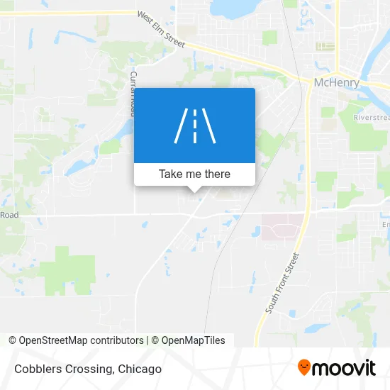 Cobblers Crossing map