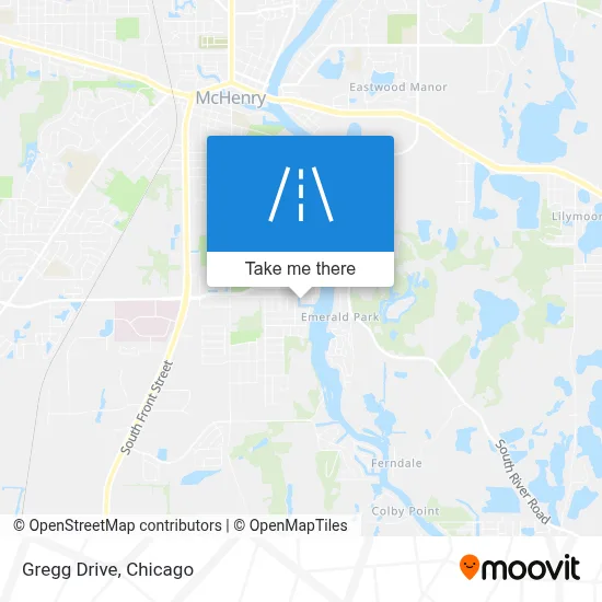 Gregg Drive map
