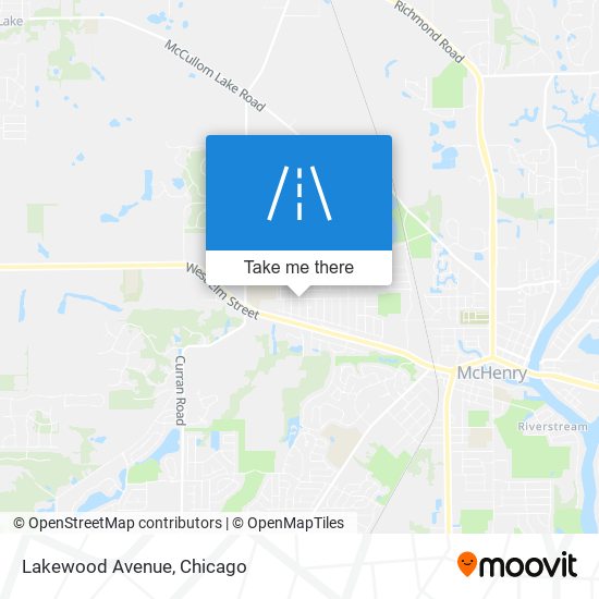 Mapa de Lakewood Avenue