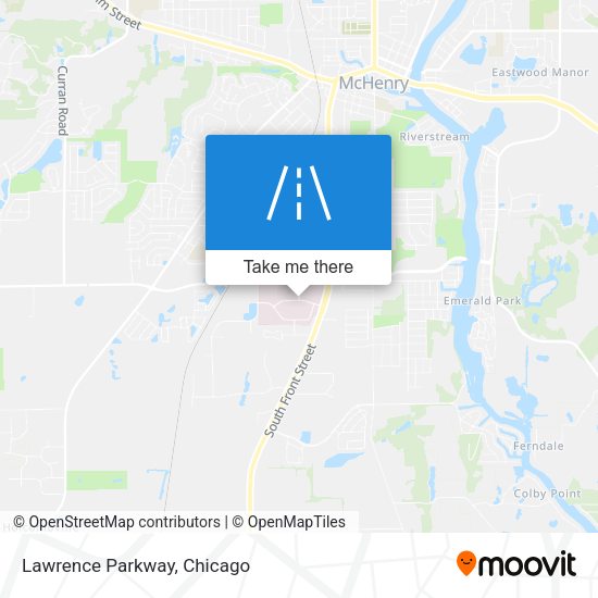 Mapa de Lawrence Parkway