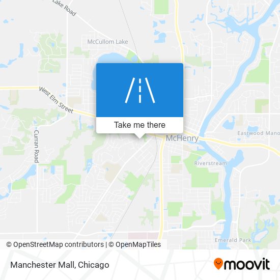 Manchester Mall map