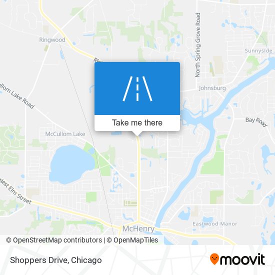 Shoppers Drive map