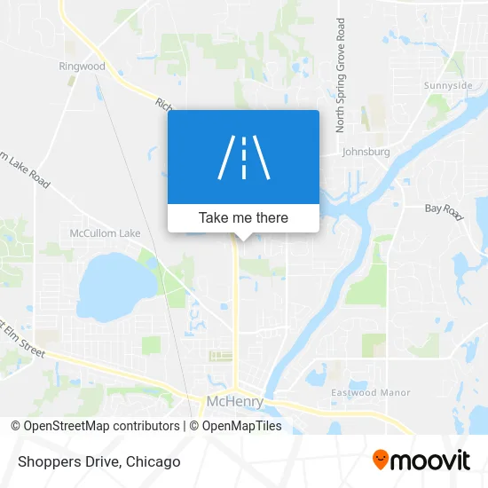 Shoppers Drive map