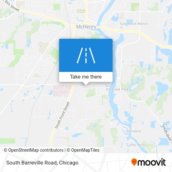 South Barreville Road map