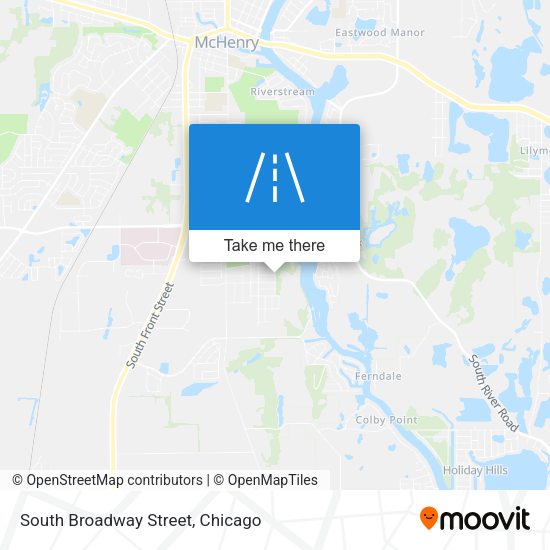 South Broadway Street map