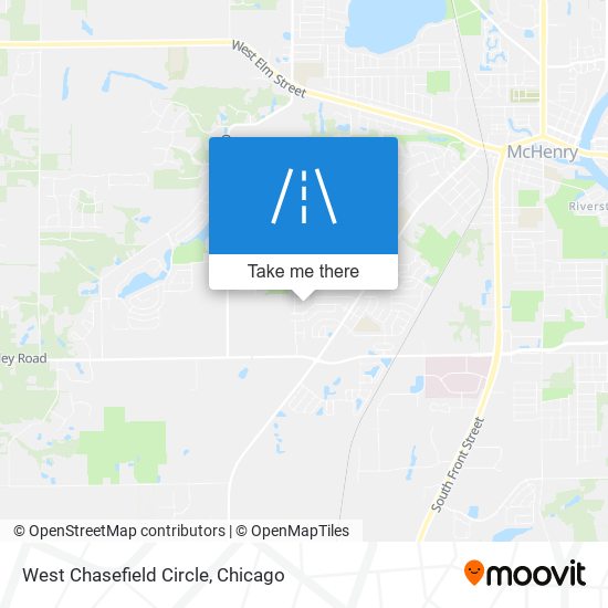 West Chasefield Circle map