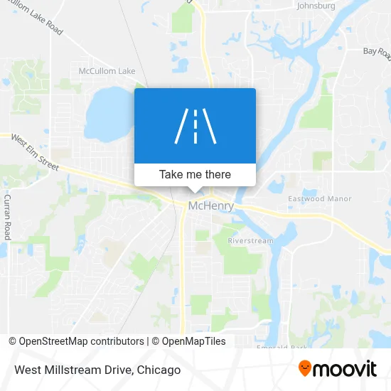 West Millstream Drive map