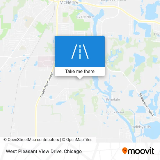 West Pleasant View Drive map